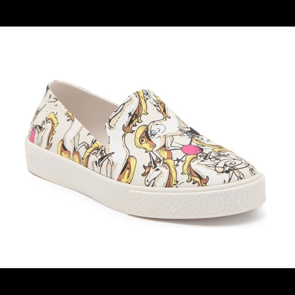 MELISSA Ground Slip On Shoes Unicorn Print Scented Size 9 New In Box